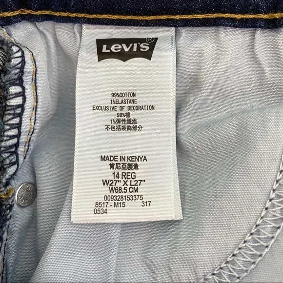 Levi’s 511 Slim Patchwork Jeans Size 27 x 27 - Picture 3 of 10